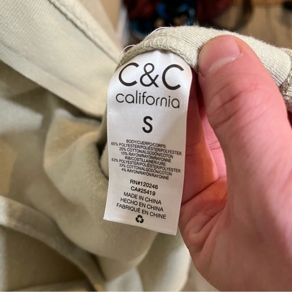 ✨C&C California Grey knit cocoon cardigan, size small - Picture 11 of 11